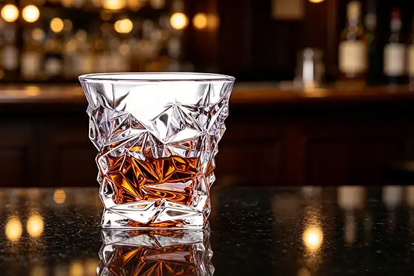 Diamond Whiskey Glasses For Home Bar